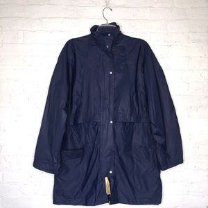 TOTES Blue Raincoat Sz Small 1998 NWT